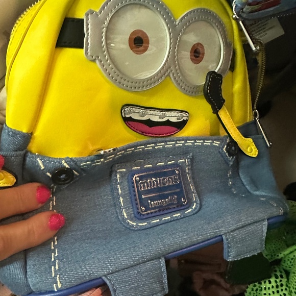 Loungefly Handbags - Minion lounge fly back pack